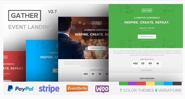 gather-event-conference-wp-landing-page-theme