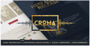 Croma – Music WordPress Theme with Ajax and Continuous Playback