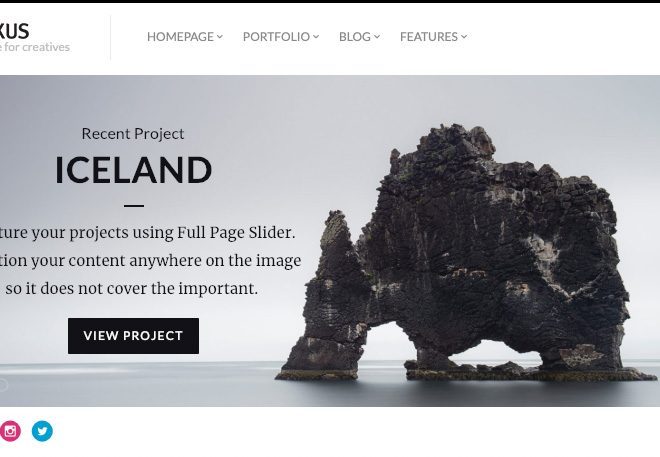 Fluxus – Portfolio Theme for Photographers