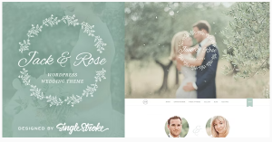 Jack & Rose – A Whimsical WordPress Wedding Theme