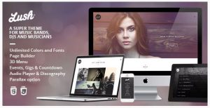 Lush – Music Band & Musician WordPress Theme