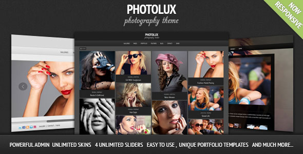 Photolux – Photography Portfolio WordPress Theme