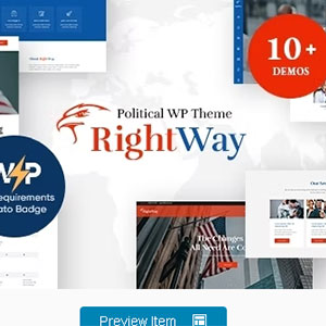Right Way | Election Campaign and Political Candidate WordPress Theme