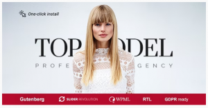 Top Model – Agency and Fashion WordPress Theme