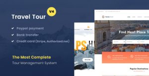 TravelTour – Travel & Tour Booking WordPress