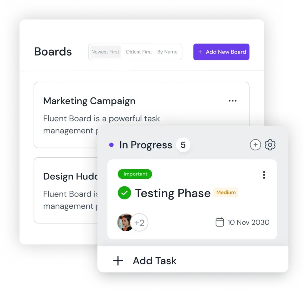 FluentBoards integration with FluentCRM

