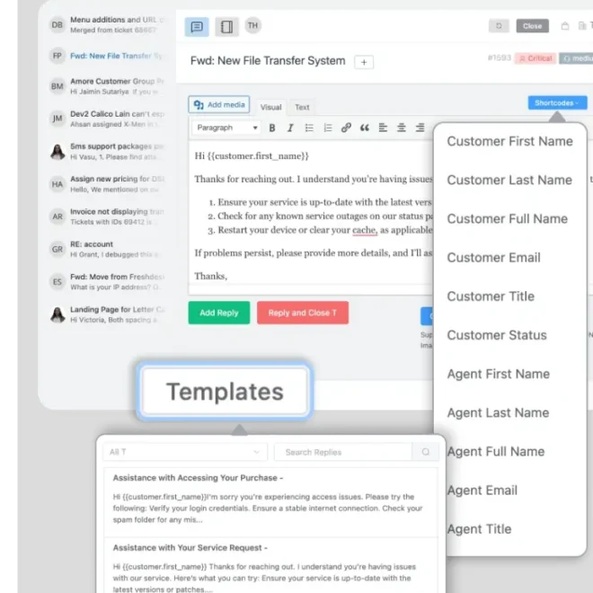 Fluent Support – Helpdesk & Customer Support Ticket System